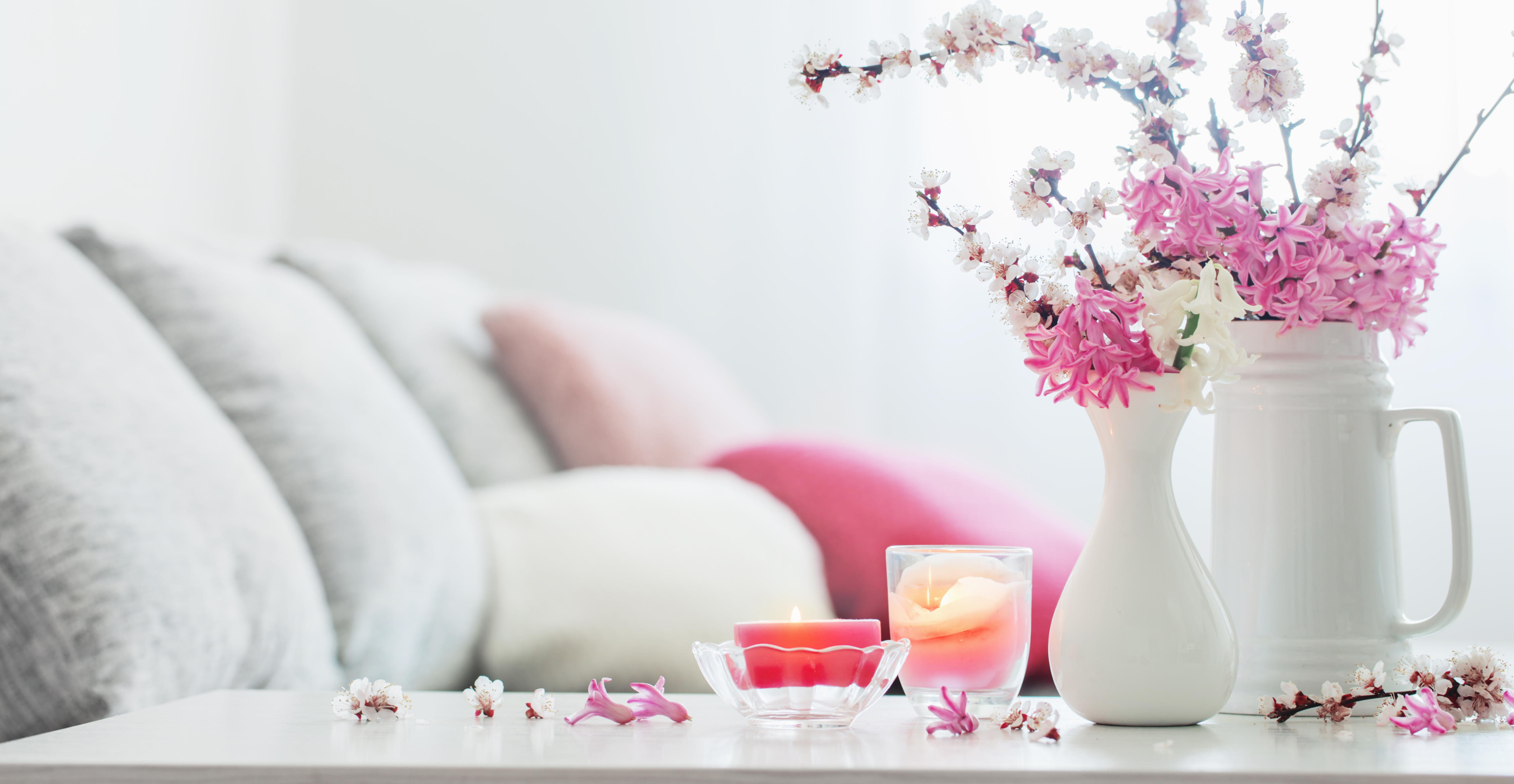 Cherry blossom home decor collection