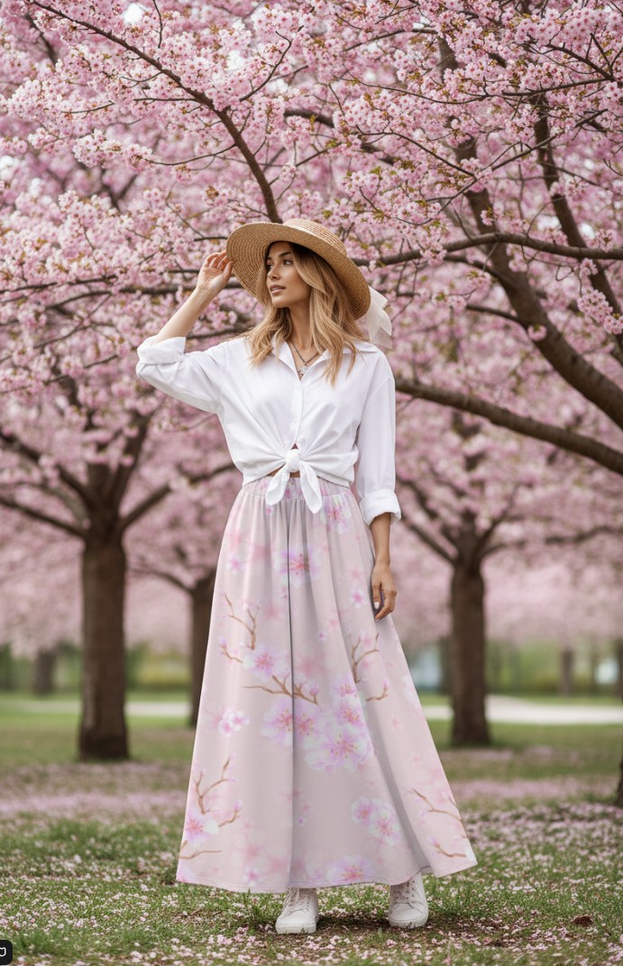 Cherry blossom fashion and accessories